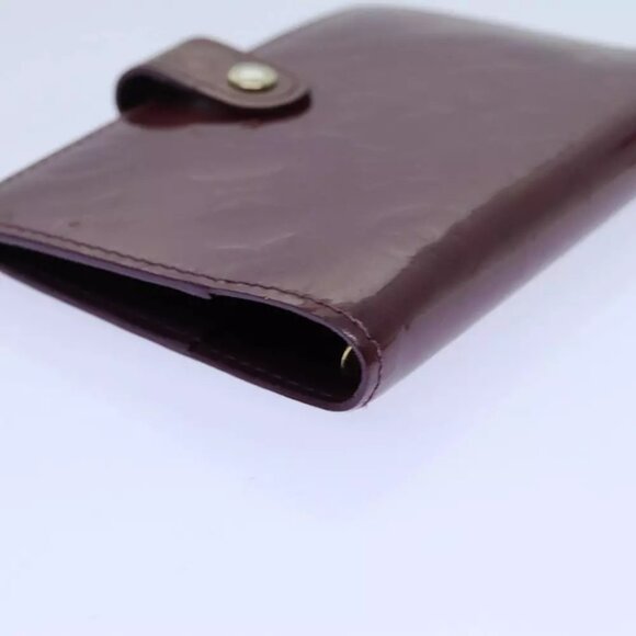 LOUIS VUITTON Vernis Agenda PM Day Planner Cover Violet R21050 LV Auth yk11984 - Picture 7 of 12